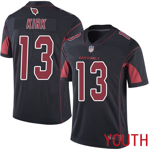Arizona Cardinals Limited Black Youth Christian Kirk Jersey NFL Football #13 Rush Vapor Untouchable